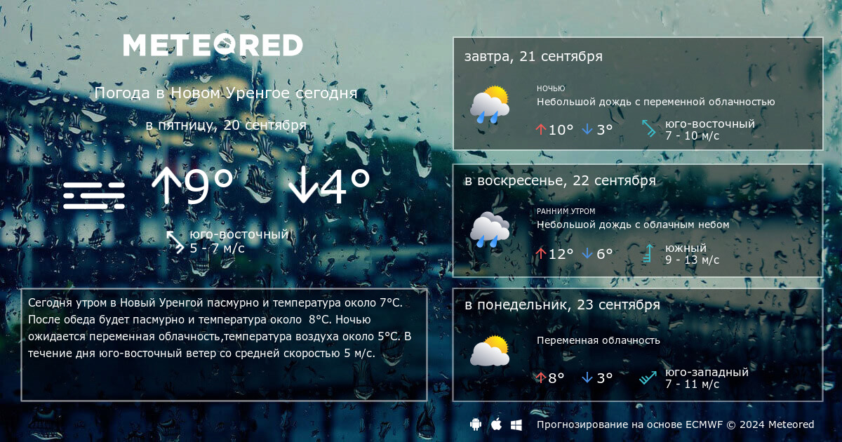 Погода нова уренгой на неделю